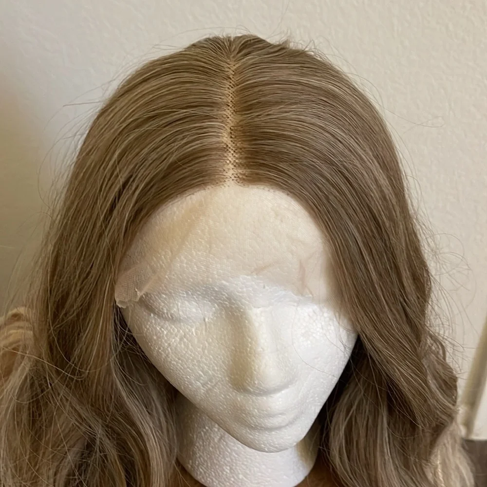 Synthetic Wig- 24"- Lace Part Wig- Brand New- Brown and Blonde Mix #A - Picture 8 of 12